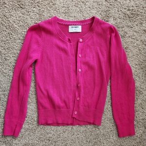 Girls Berry Cardigan